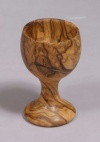 Olive wood agg cup